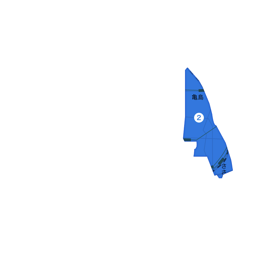 名古屋市中村区名古屋駅前西側エリアの地図