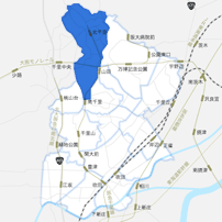 藤白台・古江台・青山台・津雲台エリアのイメージマップ
