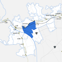 中山観音駅～清荒神駅以南エリアのイメージマップ