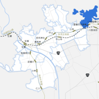 雲雀丘花屋敷駅以北山手エリアのイメージマップ