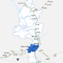 川西池田駅・川西能勢口駅周辺エリアのイメージマップ
