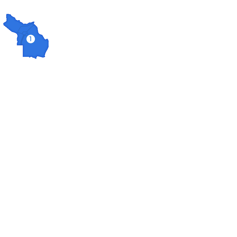 茨木市彩都エリアの地図