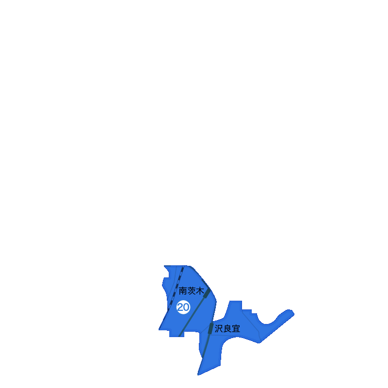 茨木市沢良宜西・沢良宜浜周辺エリアの地図