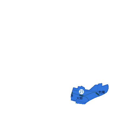 尼崎市杭瀬駅～大物駅周辺エリアの地図