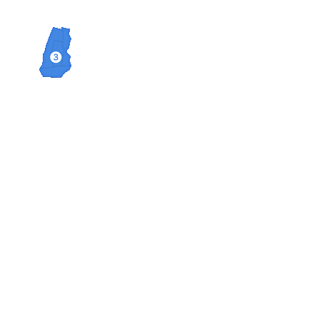 神戸市東灘区御影山手エリアの地図