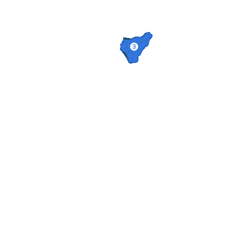 川西市大和団地エリアの地図