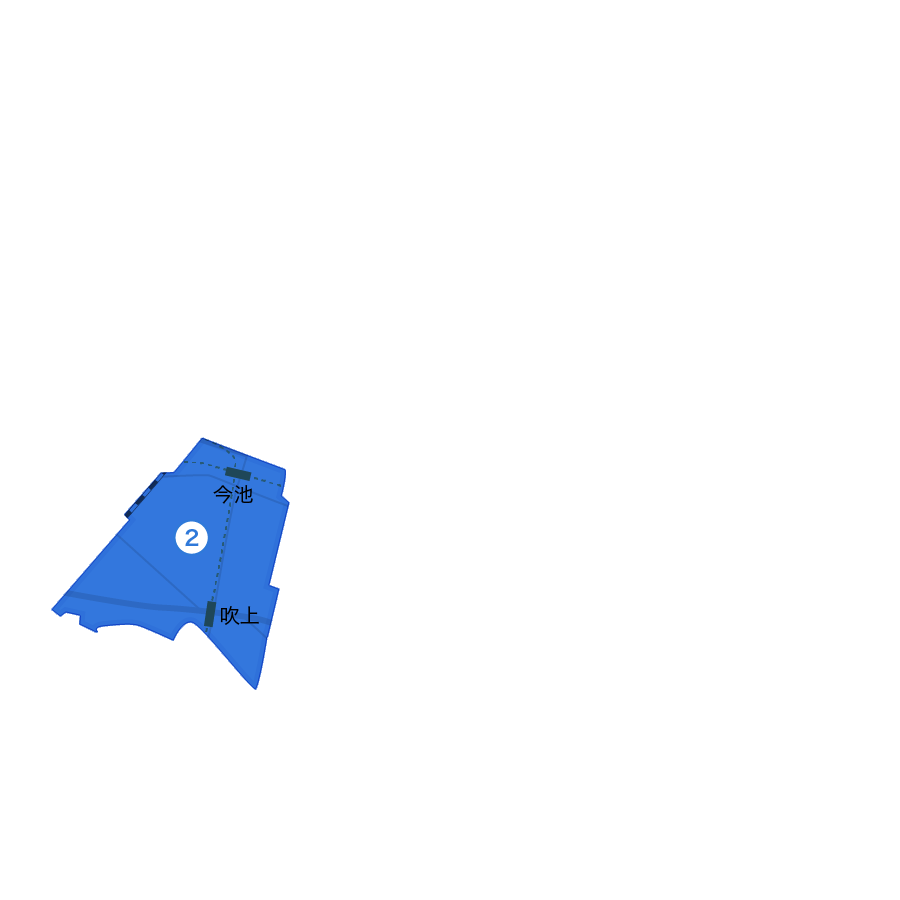 名古屋市千種区今池駅南側・千種駅南東側エリアの地図