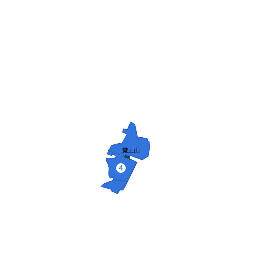 名古屋市千種区覚王山駅周辺エリアの地図