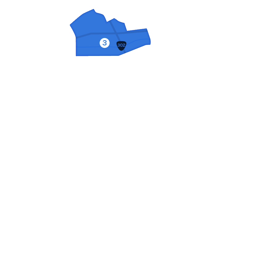 名古屋市名東区香流・引山エリアの地図