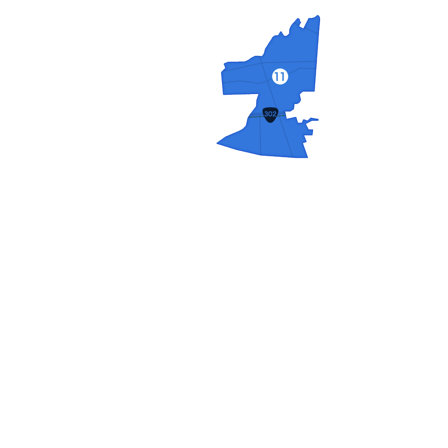 名古屋市北区楠・如意周辺エリアの地図