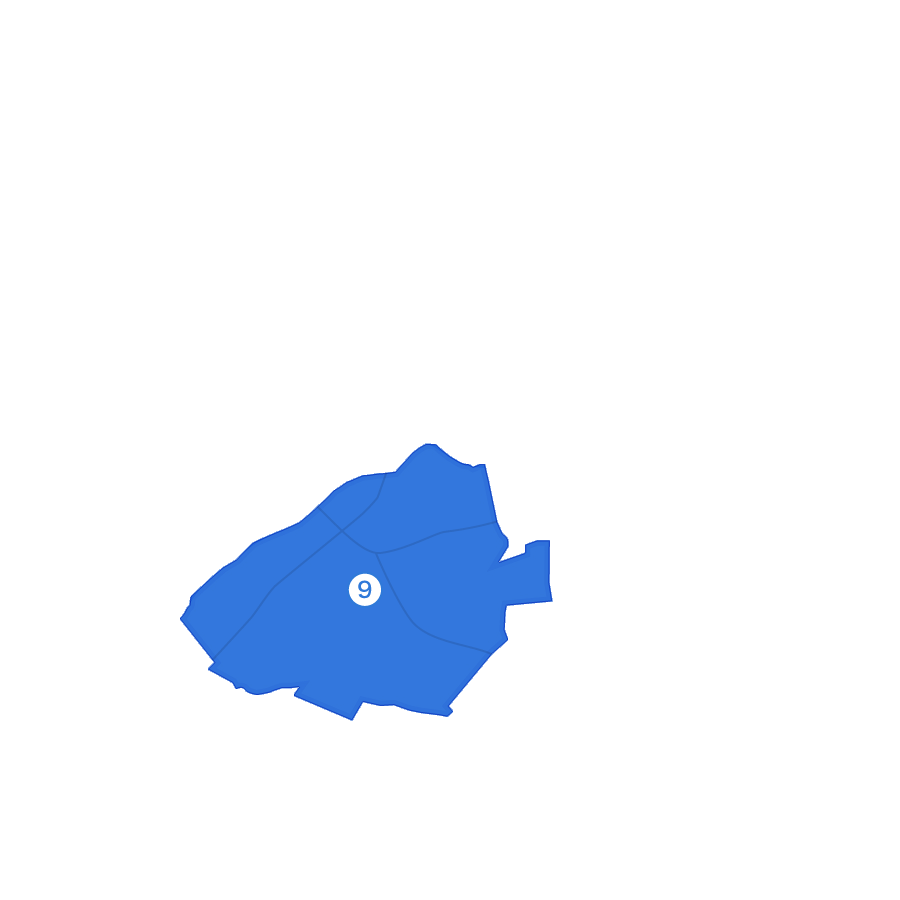 名古屋市天白区天白川以南・天白区中心部エリアの地図