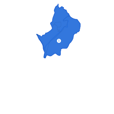 池田市伏尾台周辺エリアの地図