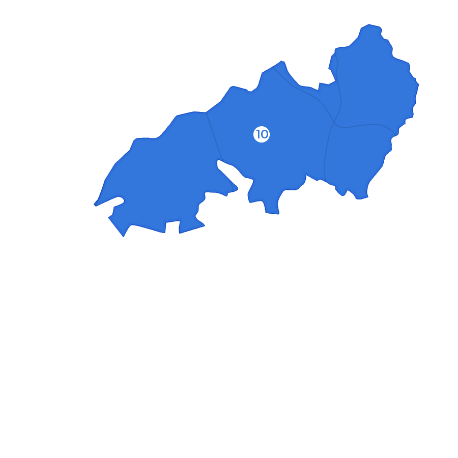 尾張旭市『愛知県森林公園』周辺エリアの地図