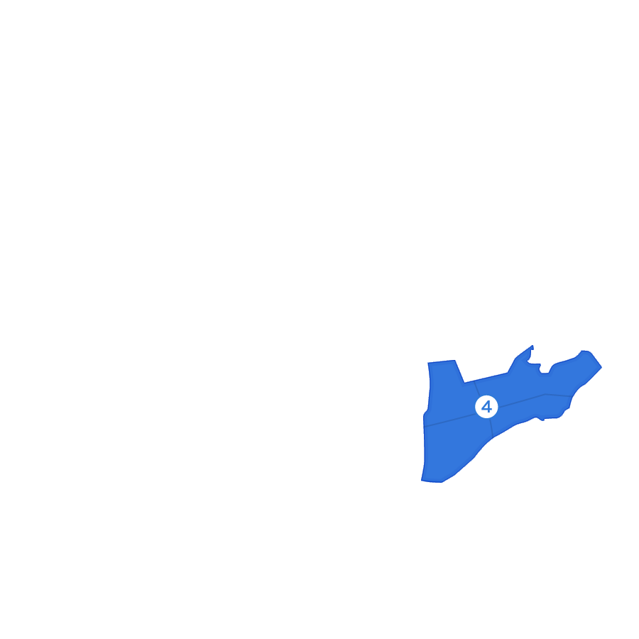 尾張旭市井田町・狩宿周辺エリアの地図