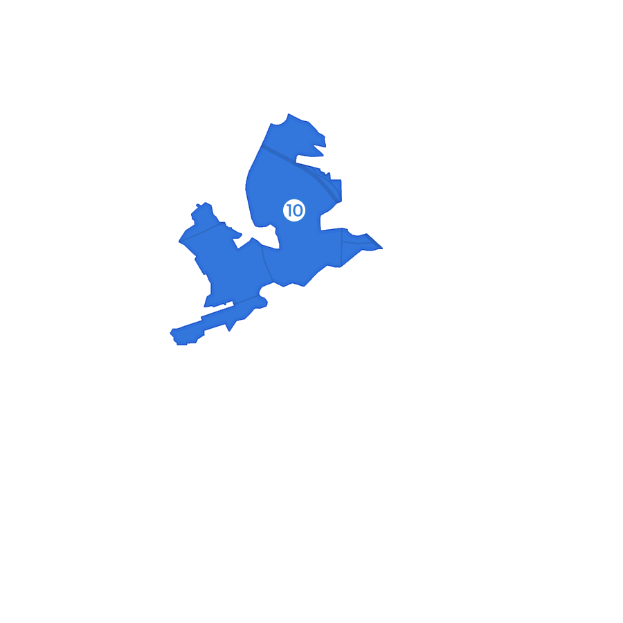 日進市岩崎町エリアの地図