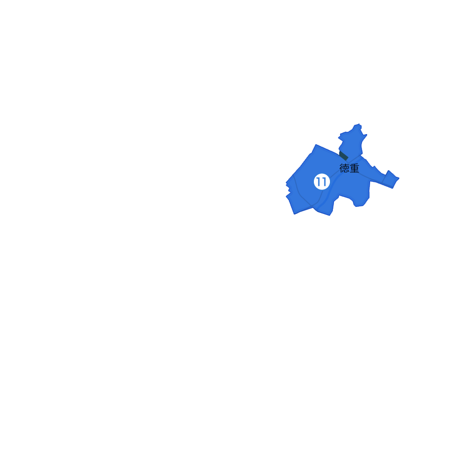 名古屋市緑区徳重・鳴丘・乗鞍・平手・細口周辺エリアの地図