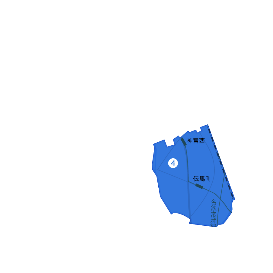 名古屋市熱田区『熱田神宮』周辺エリアの地図