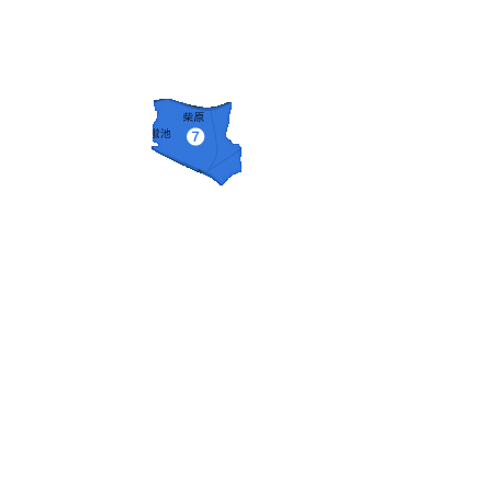 豊中市刀根山・千里園・本町周辺エリアの地図