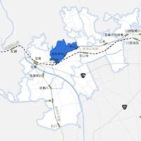 中山観音駅～清荒神駅以北山手エリアのイメージマップ