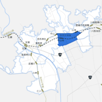 山本駅南西側・JR中山寺駅周辺エリアのイメージマップ