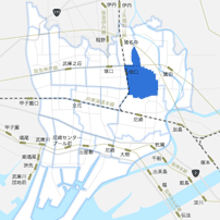 JR塚口駅以東エリアのイメージマップ