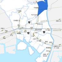 段上町・上大市周辺エリアのイメージマップ