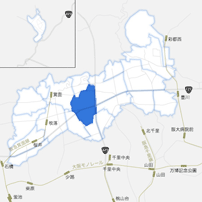 坊島・萱野エリアのイメージマップ