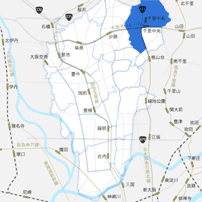 千里中央駅周辺エリアのイメージマップ