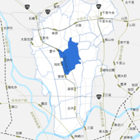 岡町駅以東・岡上の町・桜塚周辺エリアのイメージマップ
