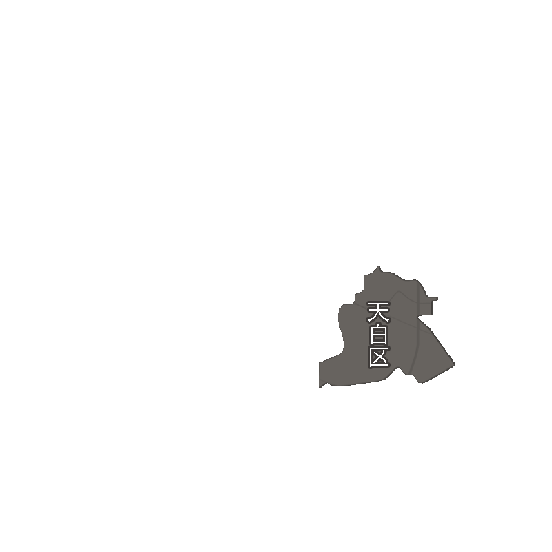天白区のエリア地図