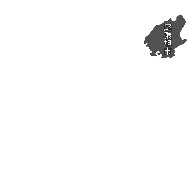 尾張旭市のエリア地図